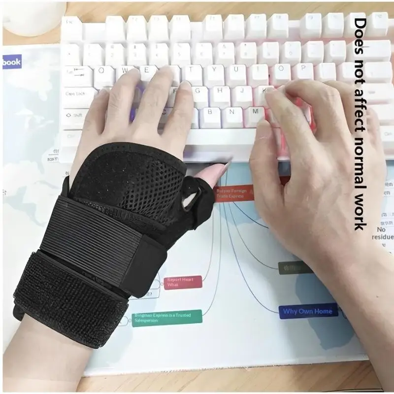 1Piece Flexible Splint Wrist Thumb Support Brace Fits Right And Left Hand For  Arthritis Thumb Protector Guard