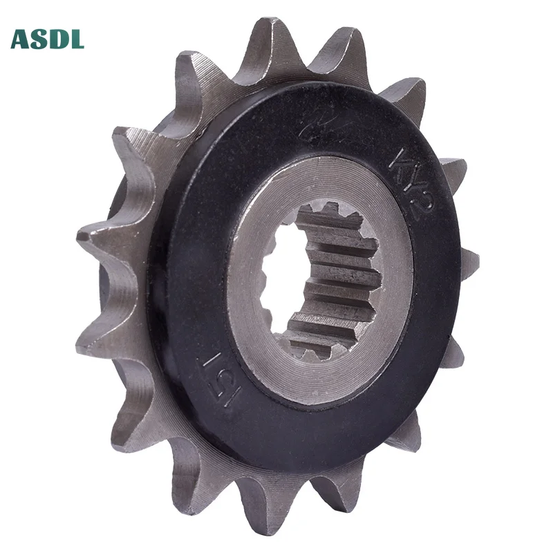 Motorcycle 15T Front Silent Sprocket For Honda CB-1 CB 400 500 CBR400 RVF400 NC35 VFR400 CBF500 ABS CB400 NC31 CBR 400 NC23 NC29