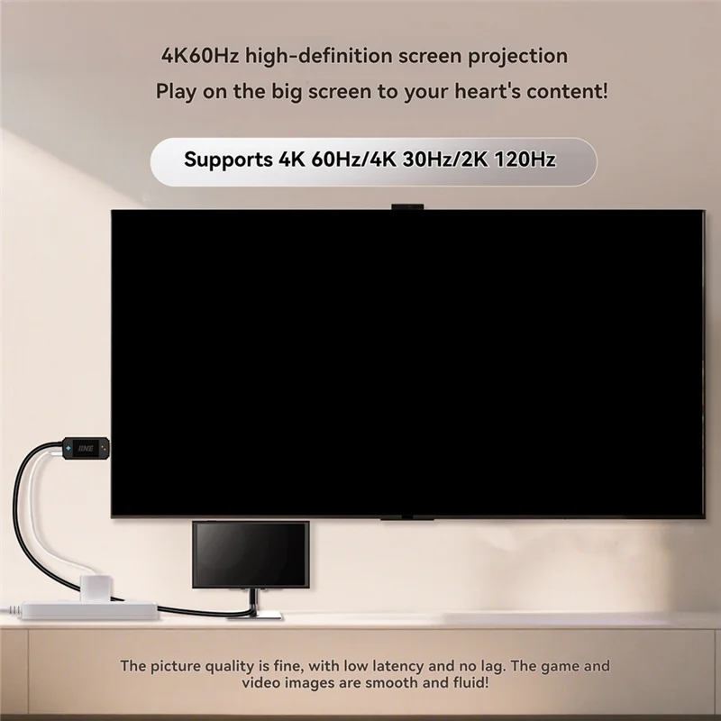 A95Q-Type-C For Switch2/For Switch 4K ビデオコンバーターケーブル - 互換性のある変換アダプター 4K/60Hz PD100W
