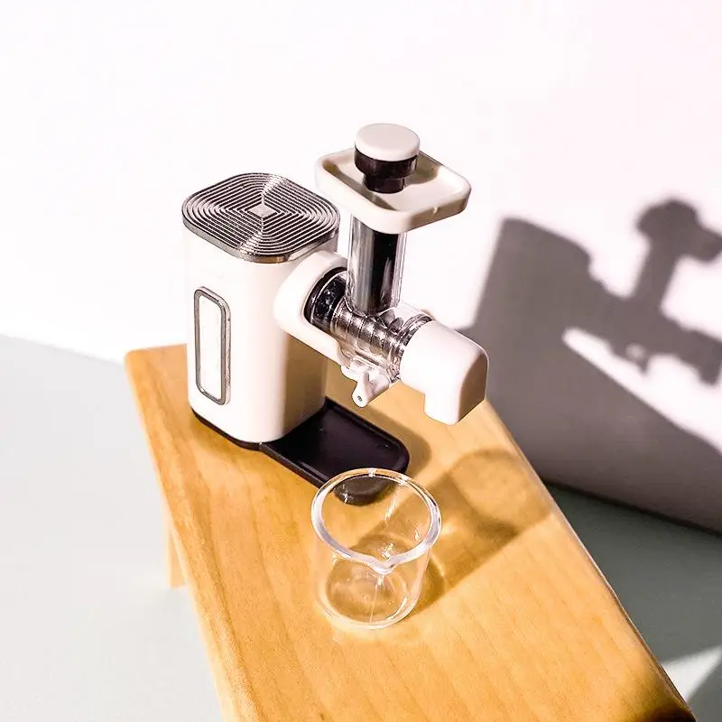 1 Set 1:12 Mini Juicer Blender – Dollhouse Kitchen Play Food & Scene Decoration