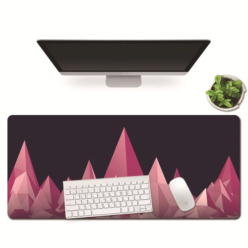 80*30 Nordic Geometric Mouse Pad Large Laptop Mouse Mat Waterproof Gaming Writing Desk Mats for Office Home PC Computer Keyboard