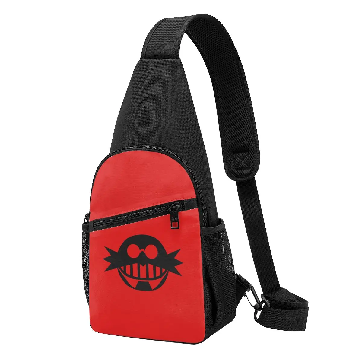 Eggman Logo Chest Bag Men Sling Crossbody Backpack Chest Bag Travel Hiking Daypack Shoulder Bag