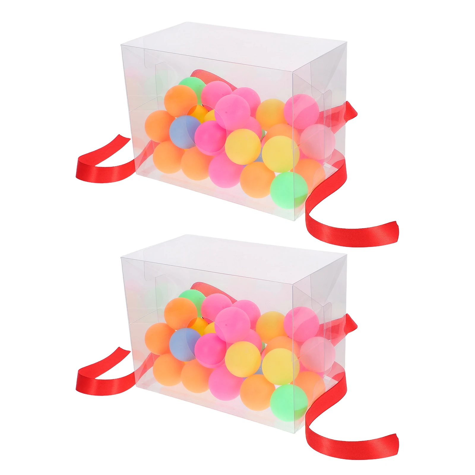 

2 Sets Shaking Table Tennis Box Twerking Game Pingpong Ball Set Party Games Weddings Birthdays Group Activities Muscle Toning