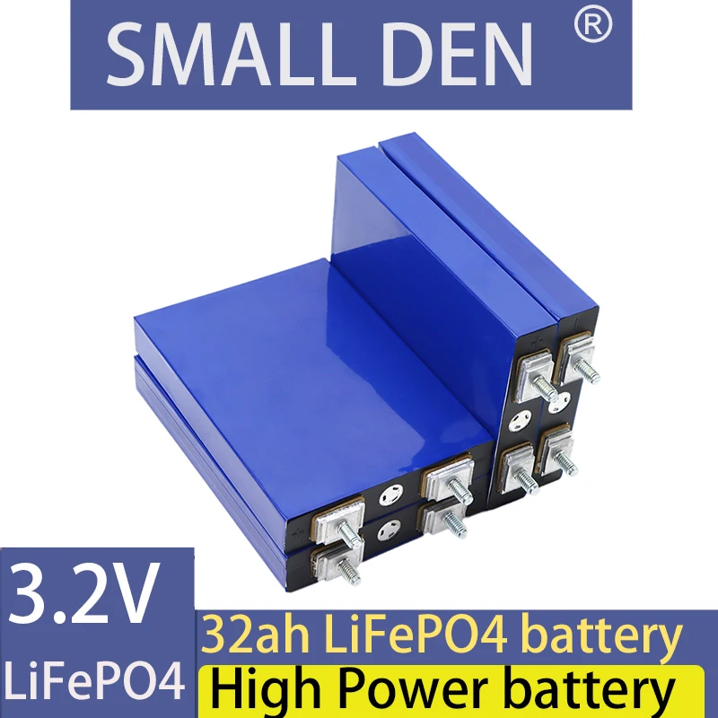 

4pcs New 3.2V 32Ah LiFePO4 battery with 3C discharge 32000mAh DIY 12V 24V 48V suitable for electric vehicle motor modification