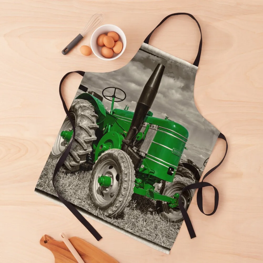 

Green Marshall Apron Woman Work Household Items Useful Chef jacket men Apron