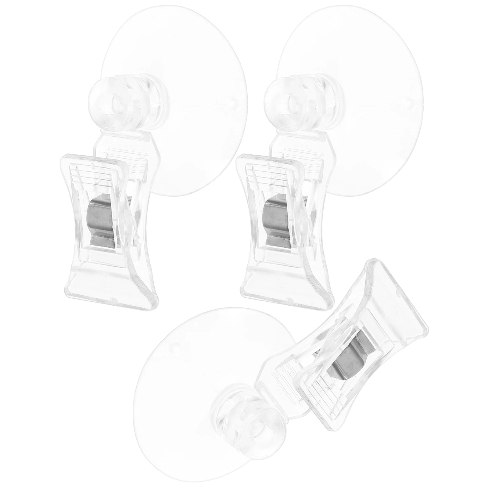 

3 Pcs Feed Clip Aquarium Feeding Accessory Food Clamp Thermometer Fish Tank Suction Cup Adjustable Length Holder Veggie