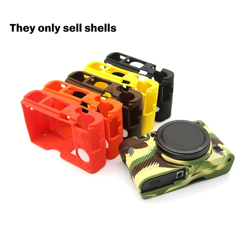 GO-Silicone Protective Case For Sony DCS-RX100 Series M3, M4, M5, M6, M7 Soft, Scratchproof Camera Skin Cover A