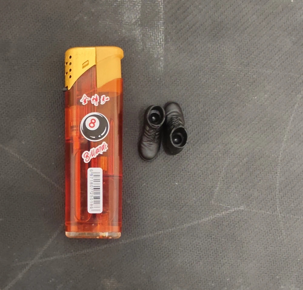 1/12 DID XD80022 Palm Pocket Series Męskie buty z solidnymi butami Materiał PVC dla 6 "DID DAM Figurka kolekcjonerska