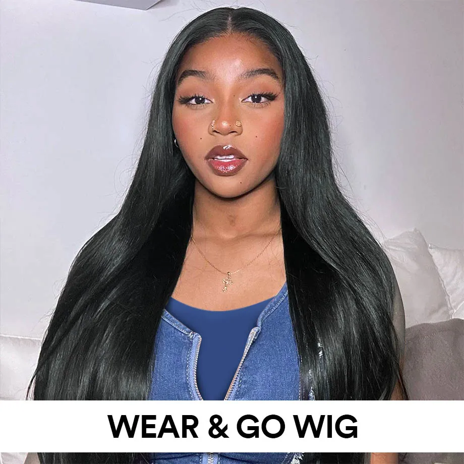 

Bone Straight Glueless Wigs For Women Brazilian Human Hair Hd 5x5 Transparent Lace Closure Wig Ready To Wear Pre Cut Pre Plucked