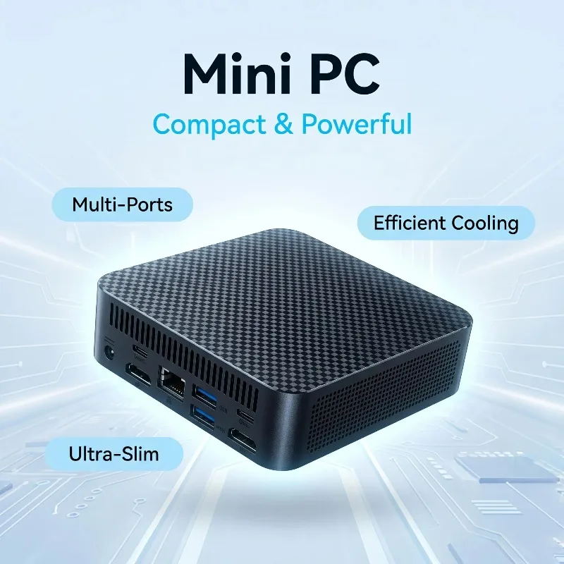 Intel Core i3-6100 Small Pocket Computer 2026 Mini PC 16GB RAM 1TB SSD WiFi 6 BT5.2 Gaming Desktop PC Portable