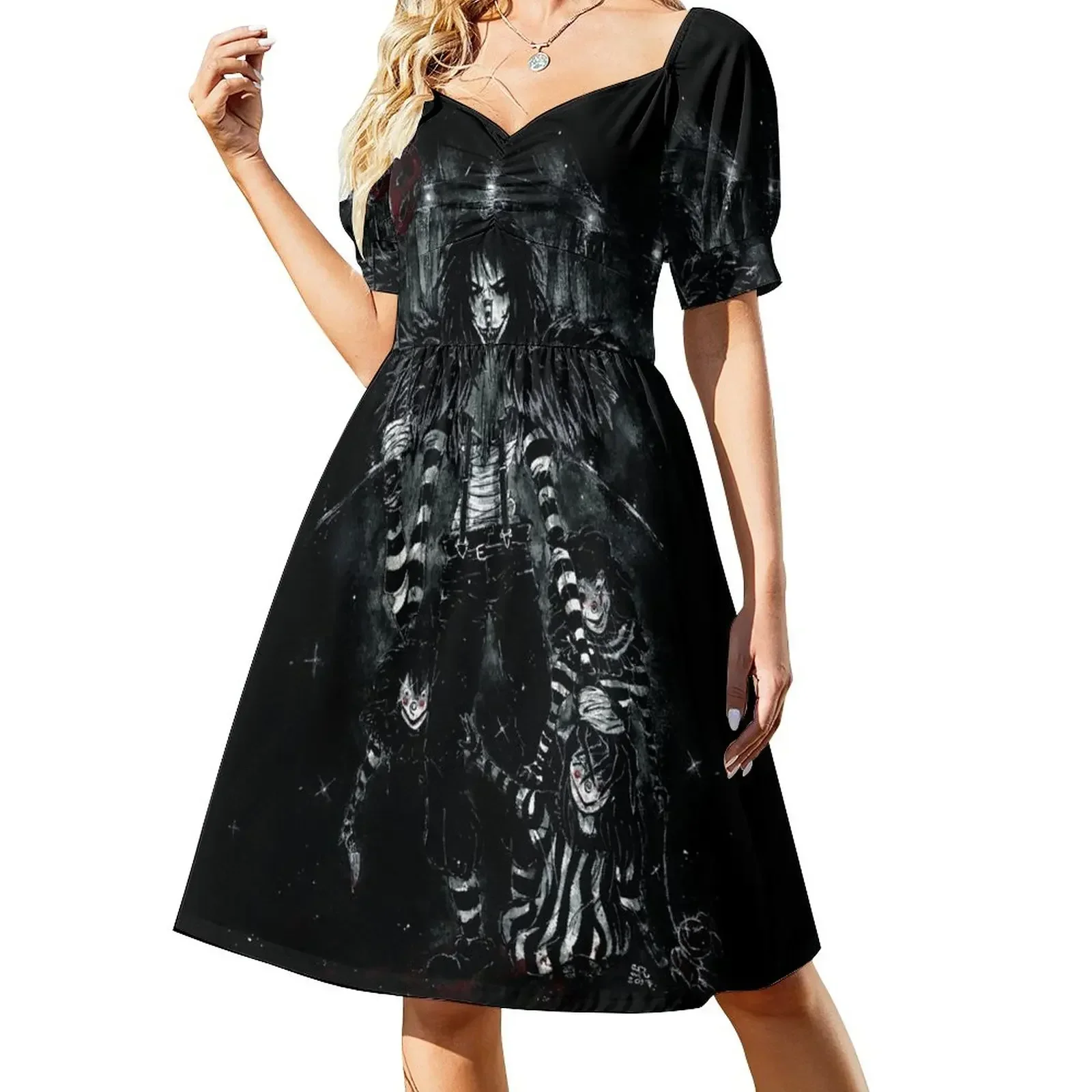 

Laughing Jack :: Welcome To The Show Short-Sleeved Dress prom clothes elegant party dresses for women 2025 Dress