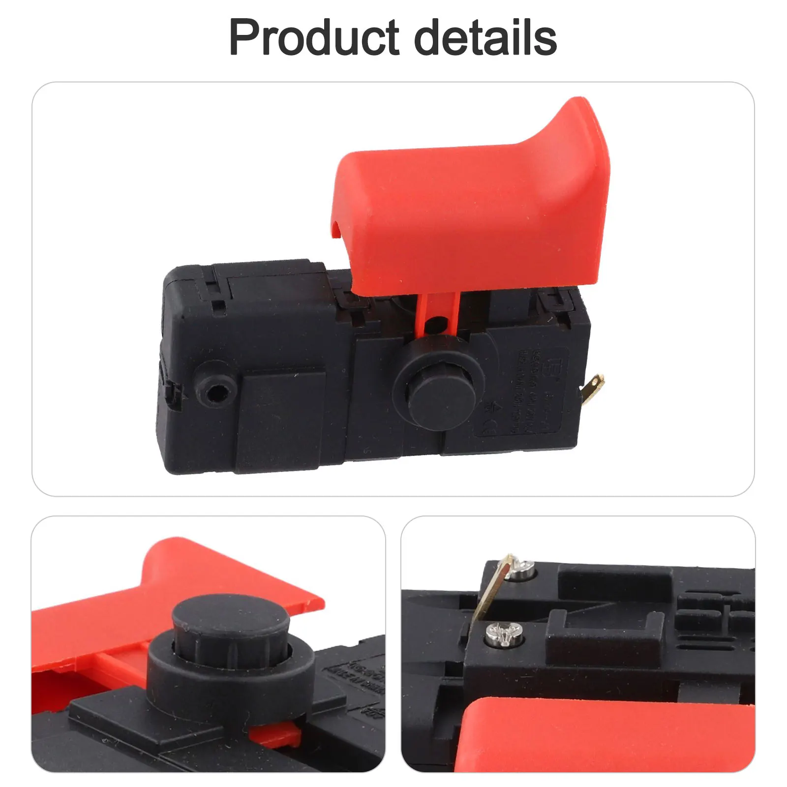 Robust Speed Control Switch for Enhanced Functionality in For GSB13REGSB16RE Electric Hammer Drill Applications