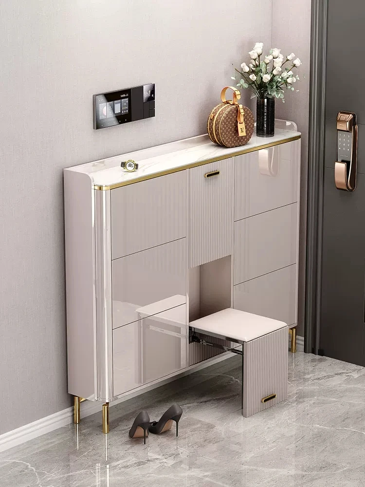 Entrance Hall Shoe Rack Box Stand Cupboard Holder Space Saving Shoe Cabinet Desk Display Shelf Porta Zapatos Home Furniture