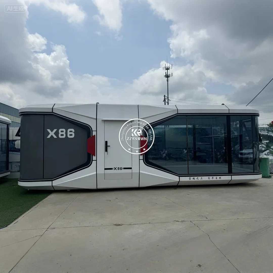 Extendable Prefab House Space Capsule Bed Cabin Hotel Container Home Sleep Pod Outdoor Mobile Tiny House Luxury Capsule House