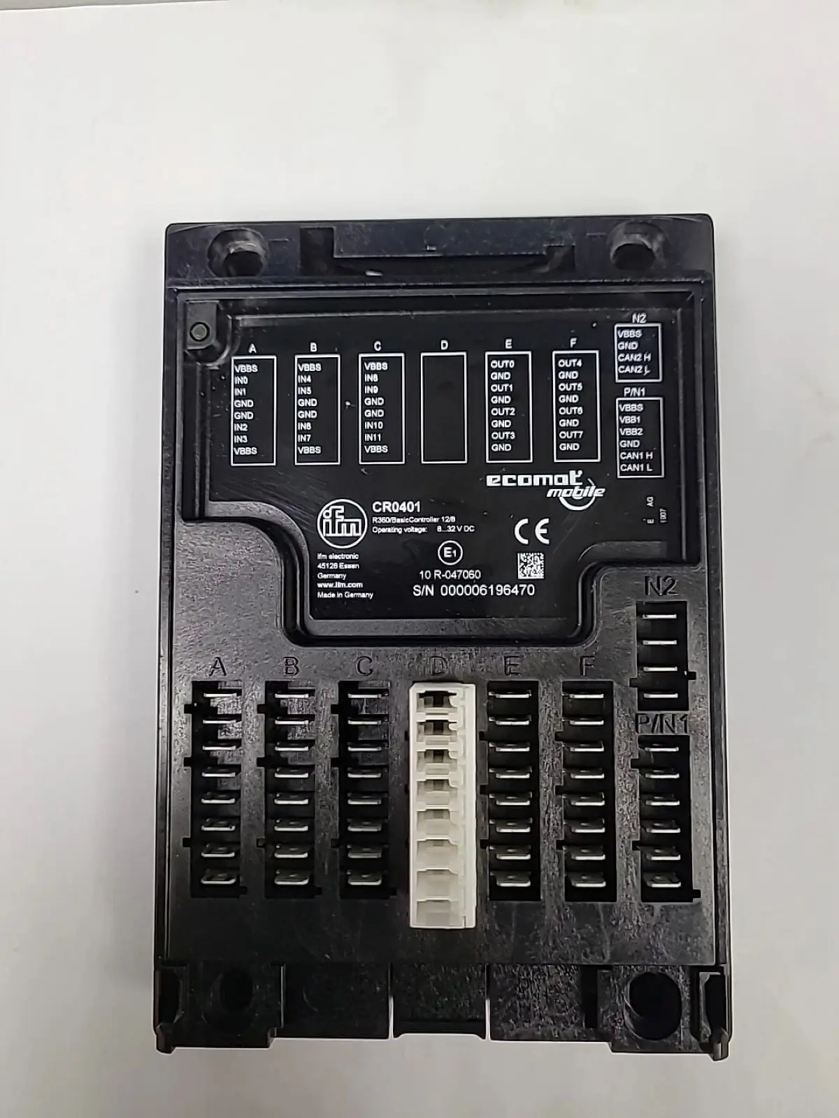 

Programmable controller for mobile machines CR0401 R360/BasicController 12/8