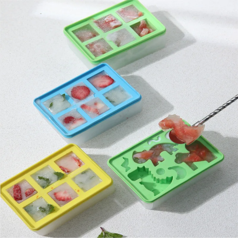 

Creative covered building block ice tray ice cube mold food grade shape DIY creative ice making mold easy to release ice tray