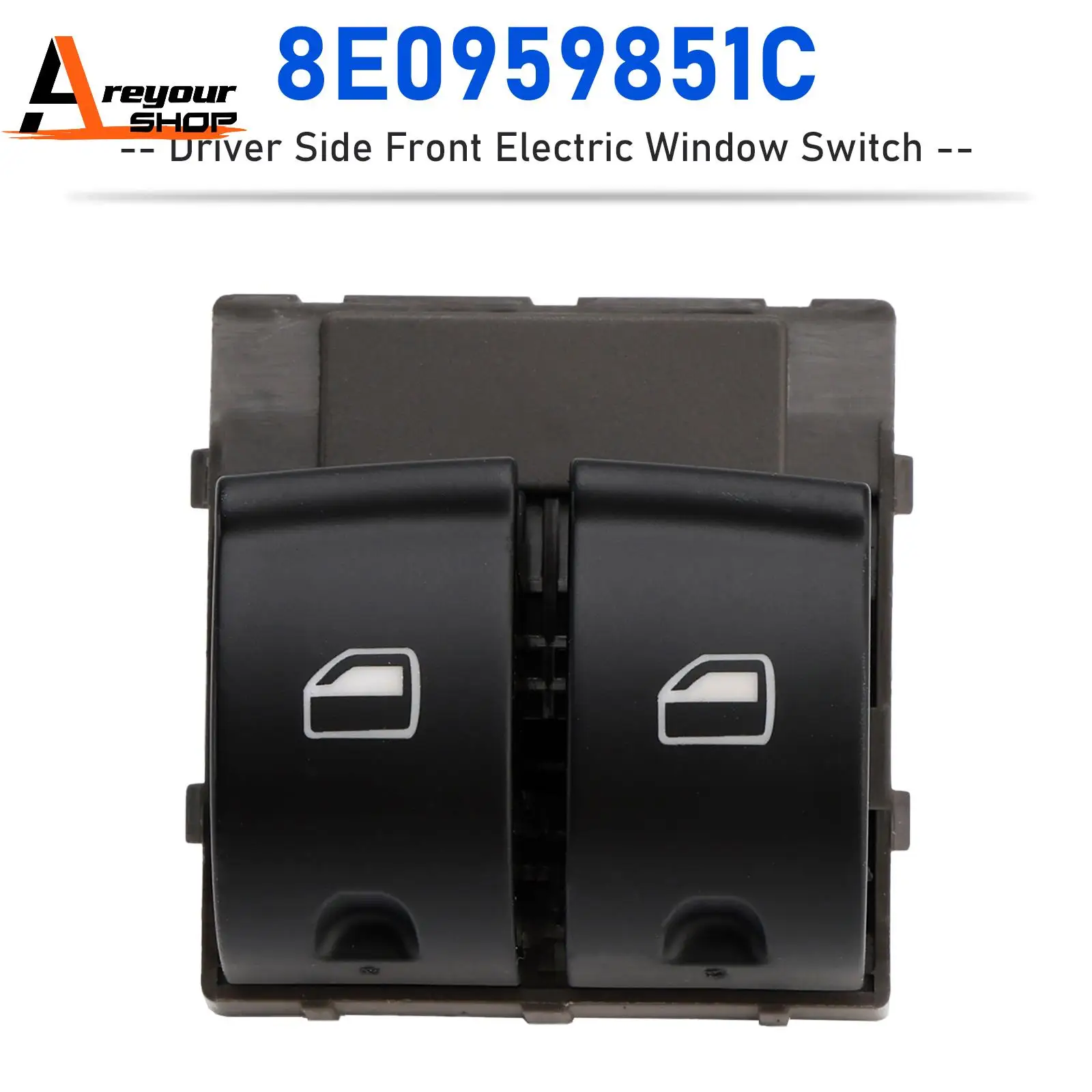 

8E0959851C Driver Side Front Electric Window Switch for Audi TT 2007-2014