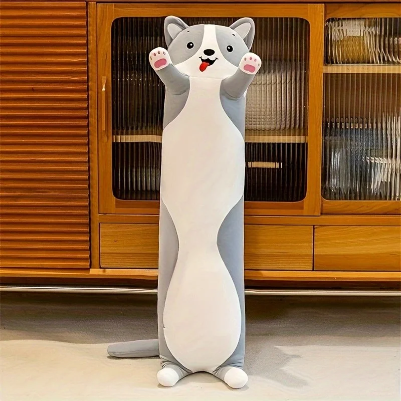 Riesiges Shiba Inu Plüschkissen – weiches Cartoon-Hundekissen, Körperkissen mit Tieren – Detail 7