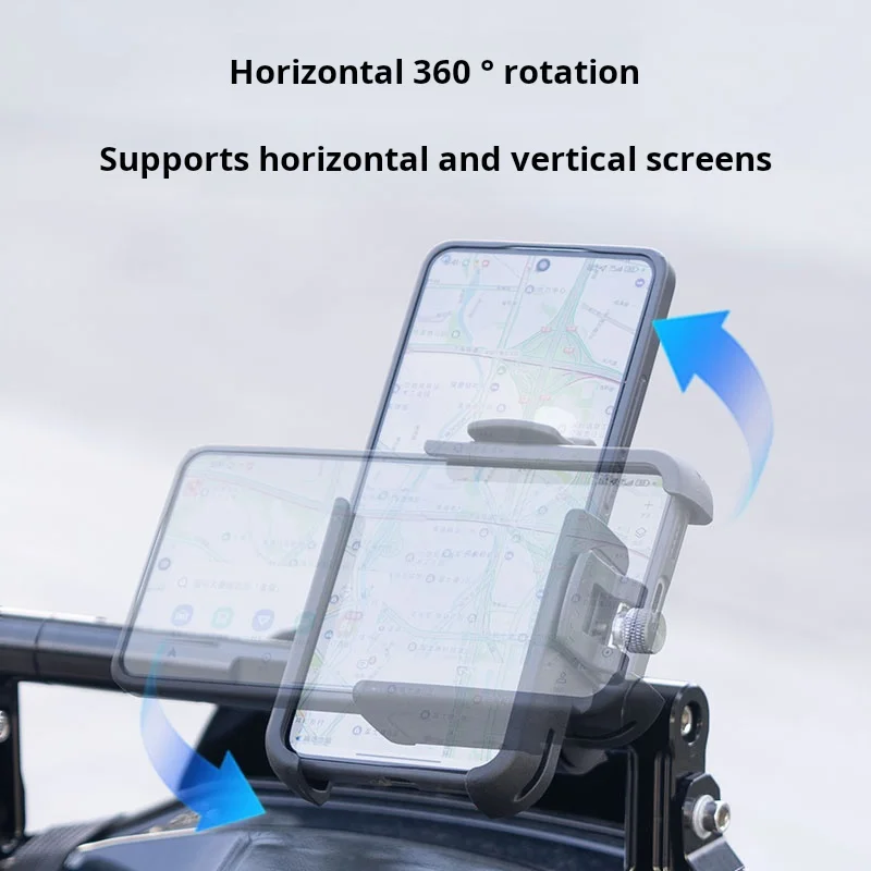GUB P33 Bike Phone Holder 360 Rotation Bicycle Phone Holder for 5.4-7.2 Inch Devices Motorcycle Handlebar Mobile Phone Stand - view 3