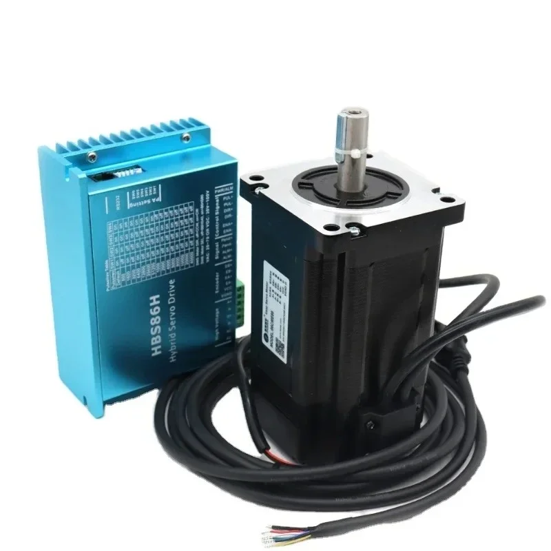 Closed Loop Stepper Motor and Driver HBS86H 86CME85 6A 8.5N M 14mm Lab Furniture