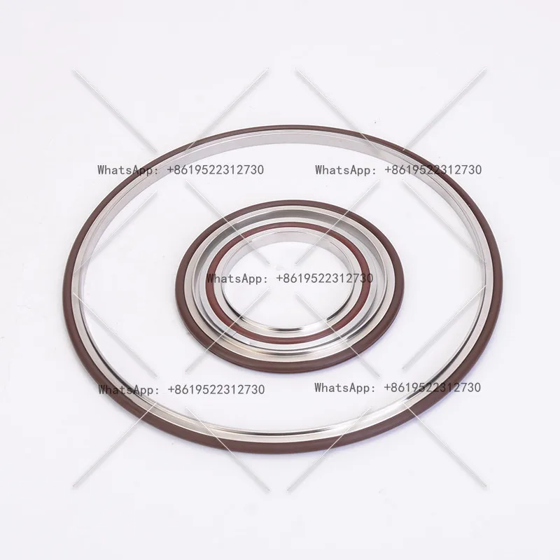 ISO center bracket Stainless steel vacuum bracket, sealing ring High temperature fluororubber gasket 63/80/100/160