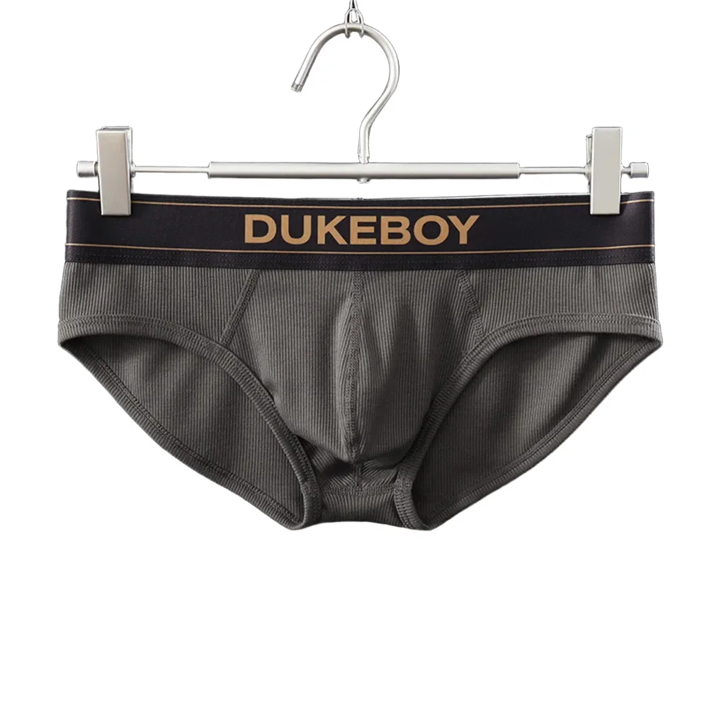 للاستخدام غير الرسمي، ملابس داخلية رمادية للرجال، ملابس داخلية مضلعة على الطراز الكلاسيكي، مادة قماش ناعمة، متوفرة بمقاسات مختلفة #4