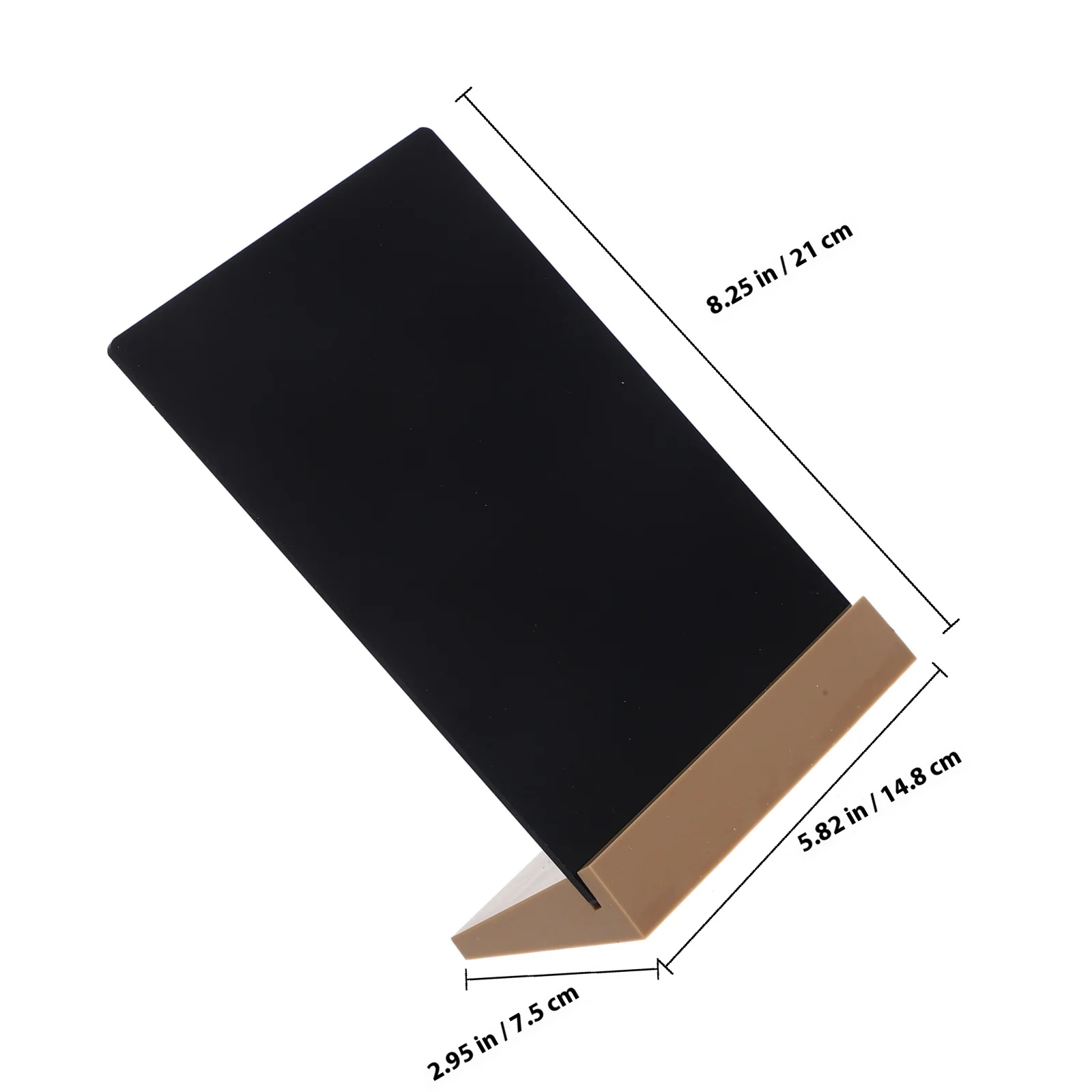 กระดานดำวาดมือ 1 ชิ้น กระดานข้อความขนาดเล็กสำหรับตั้งโต๊ะ สำหรับสำนักงาน บ้าน งานแต่งงาน โรงแรม ร้านค้า ป้ายกระดานดำ