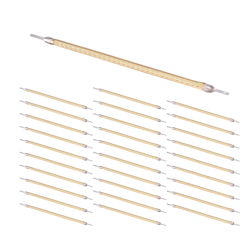 

ABJT-30PCS 3V Ultra Slim LED Flexible Filament 60Mm Retro Bulb Parts LED Diode Lighting Filament