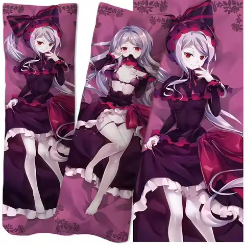 Anime OVERLORD Albedo Dakimakura Pillowcase Cushion Hing Body Case Otaku Pillow Cover Home Decoration