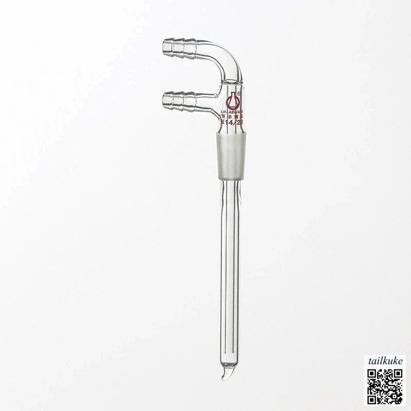 High Borosilicate Glass Reaction Cold Finger Condenser Tube 14/19/24 Ground Joint LH-209