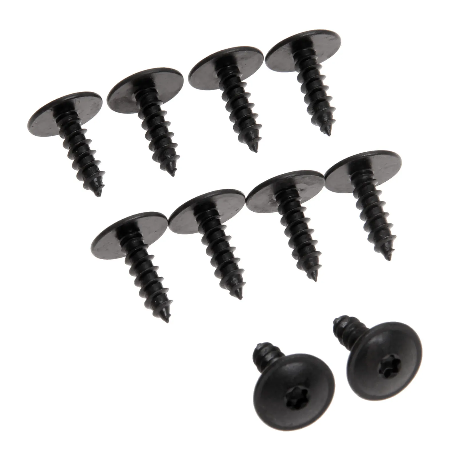 

10Pcs Auto Engine Cover Undertray Splashguard Wheel Arch Grille Bumper Skirt Torx Screws Fastener Clips For V W Golf N90974701