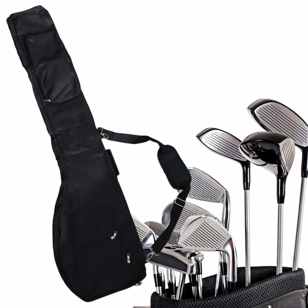 Foldable Golf Sunday Bag High-capacity Adjustable shoulder strap Golf Club Bag Waterproof Durable Golf Training Case