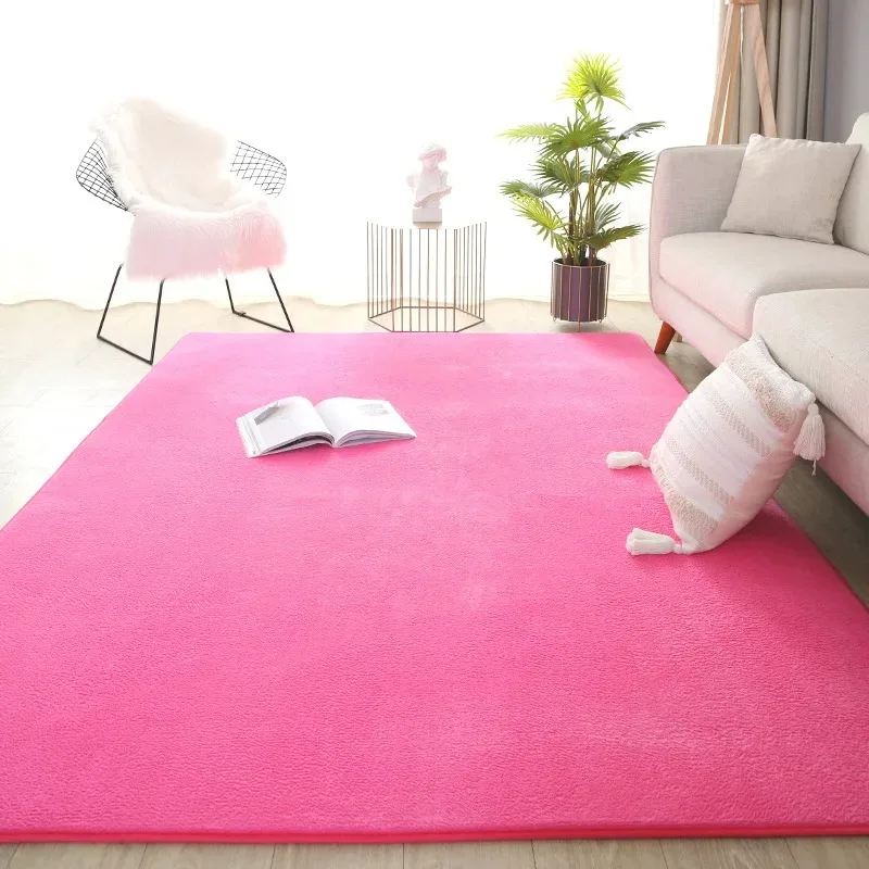 Tatami Rugs Coral Velet Living Room Carpet Nonslip Bedside Rugs Large Soft Floor Rug Children Game Mat Rectangular Home Decorati