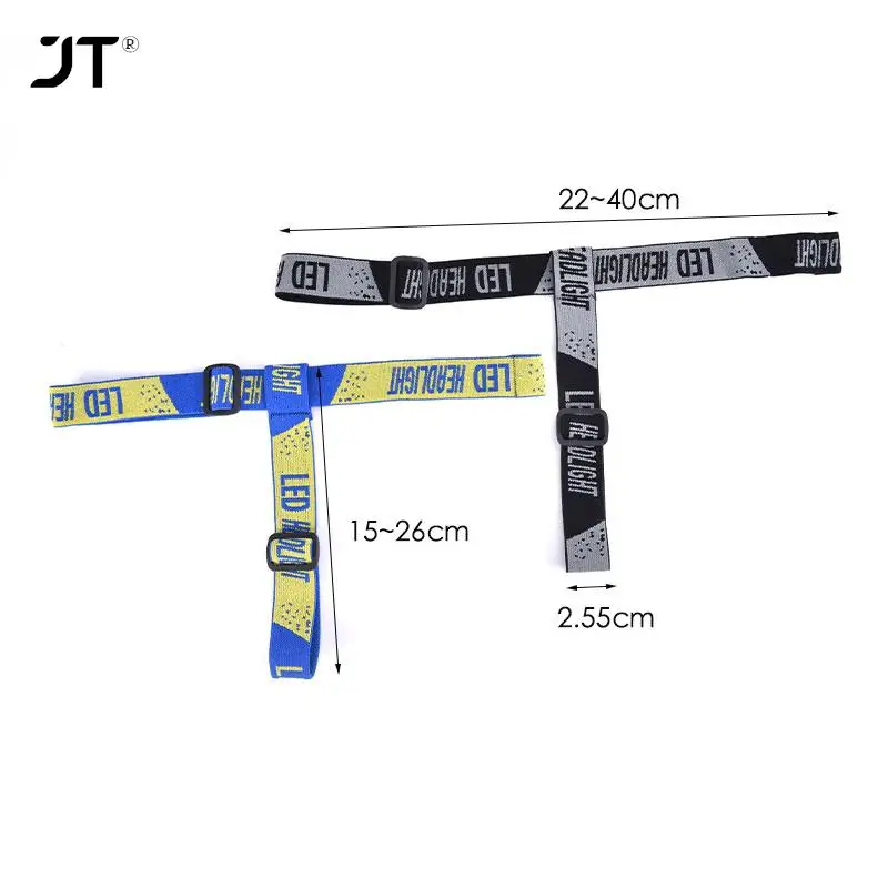 Adjustable High Elasticity Head Lamp Strap  Frontal Headband Elastic Head Band Belt for LED Headlamp Bike Front Light