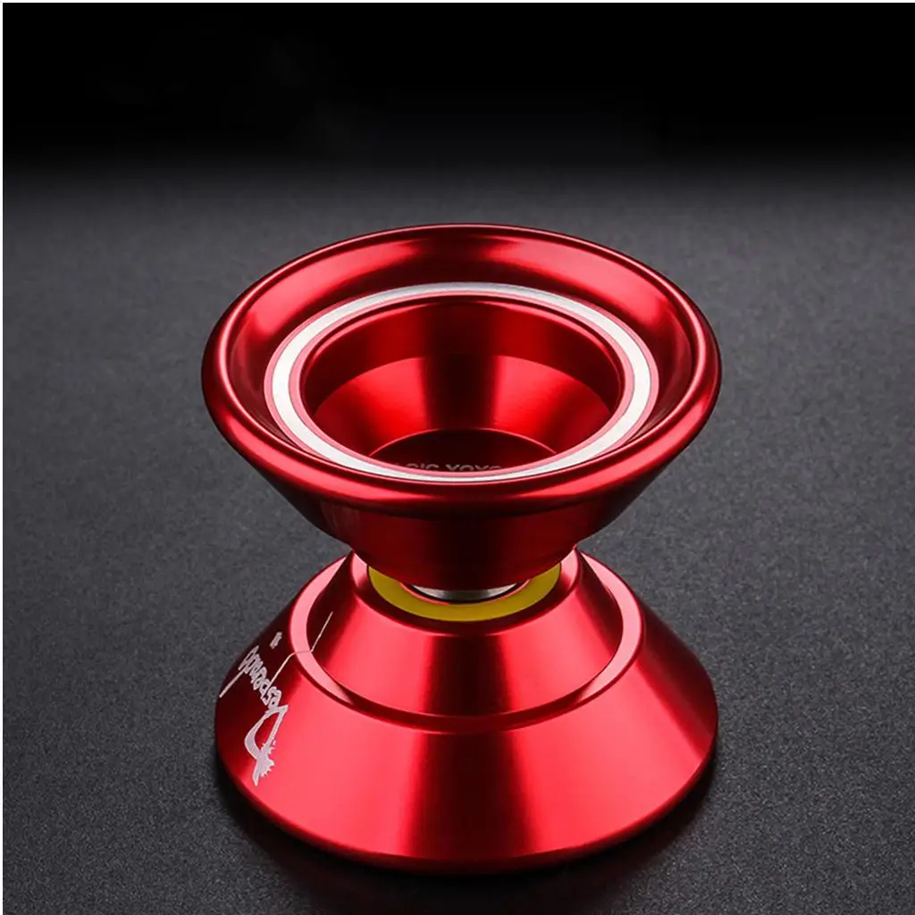 Alloy Unresponsive Yoyo Ball Professional Metal Yoyo String Trick Kids Toy for Daily Practice and Play