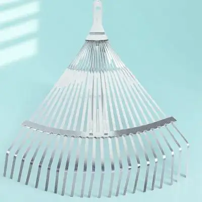Tête de râteau de jardin en métal galvanisé extensible, râteau à feuilles réglable pour pelouse, cour, jardinage, râteaux de jardin en métal robuste