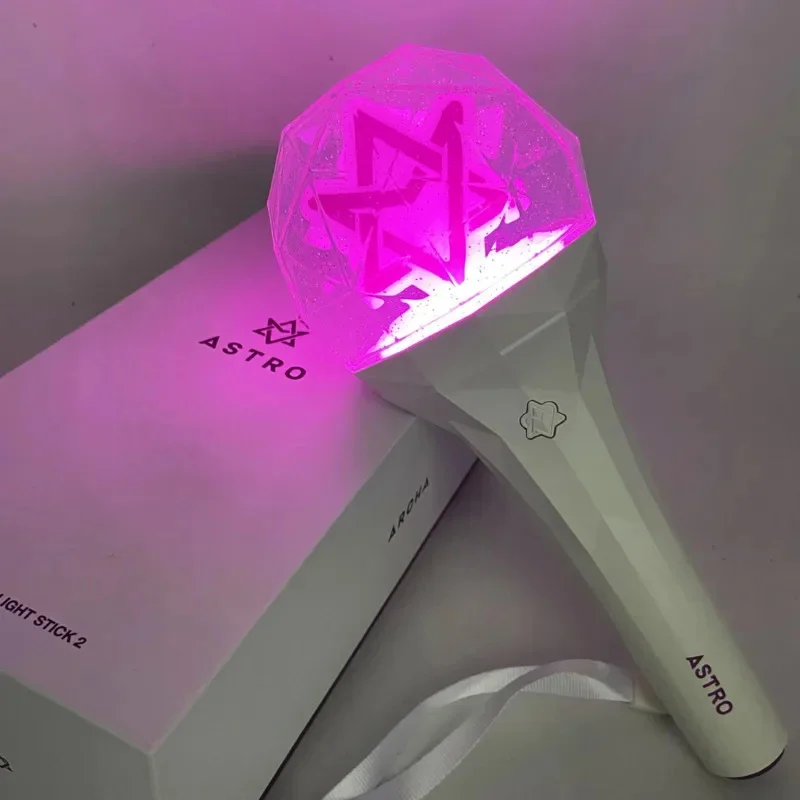 Kpop ASTRO Lightstick VER.2 Concert Merch Kim Myoung Joon Park Jin Woo Cha EunWoo Rocky Sanha Light Stick Toys Xmas Fan Gift