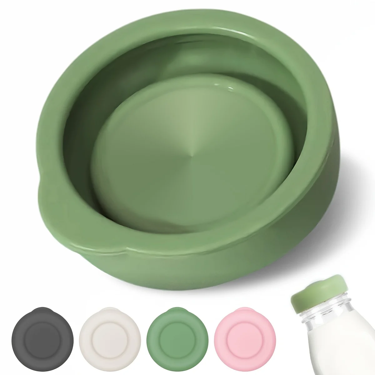 

Silicone Replacement Cap, Silicone Glass Bottle Replacement Cap Replacement for 48mm Diameter Bottle Lid