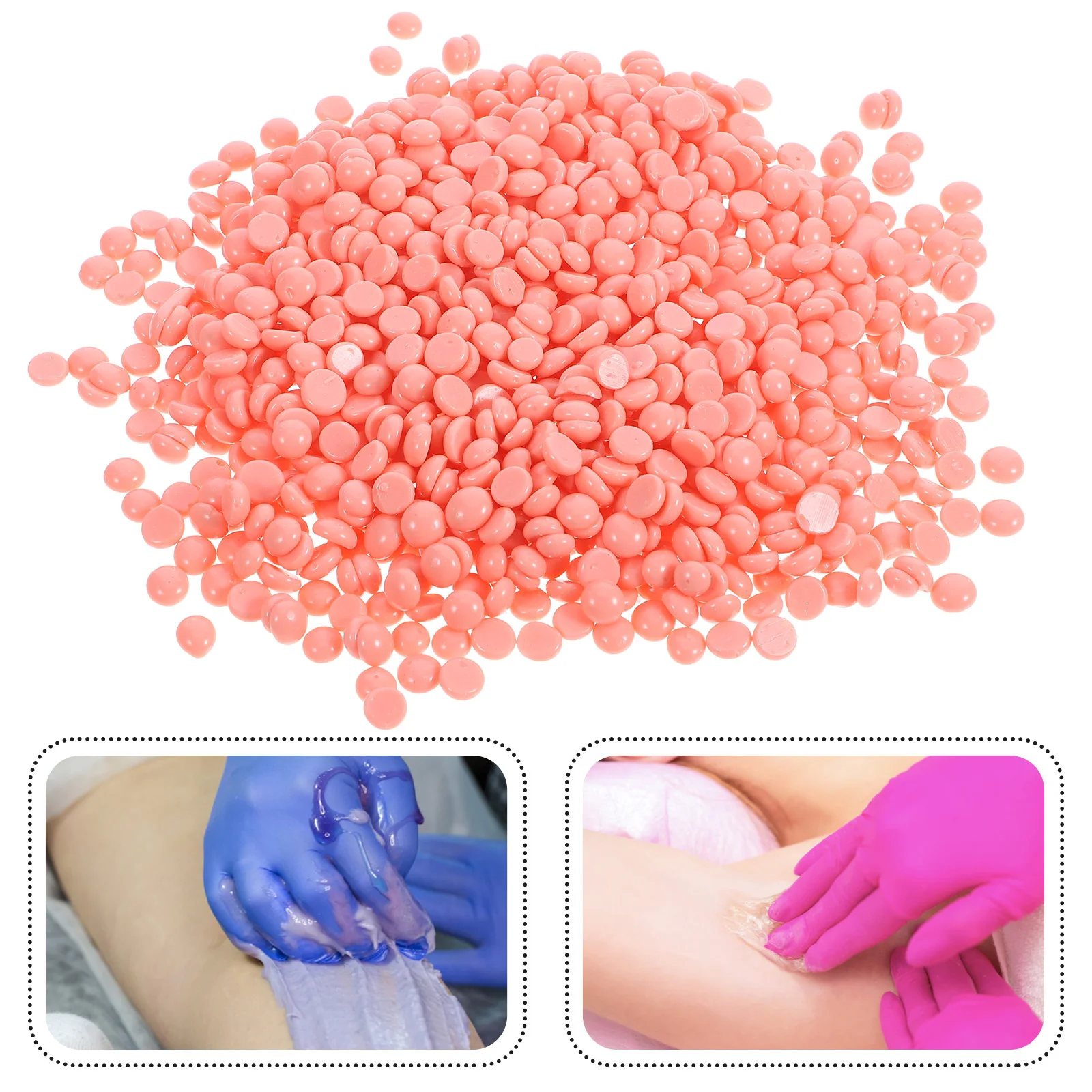 

3 Packs Hair Removal Wax Beans Hard Beads for Waxing Depilatory Kit Face Beeswax