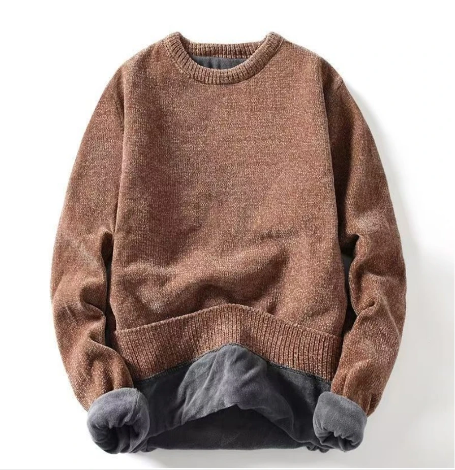 

Мужские пуловеры с воротником-стойкой, вязаный свитер, новая модная мужская верхняя одежда, повседневные свитера с градиентом, мужские свободные пуловеры, зимняя одежда