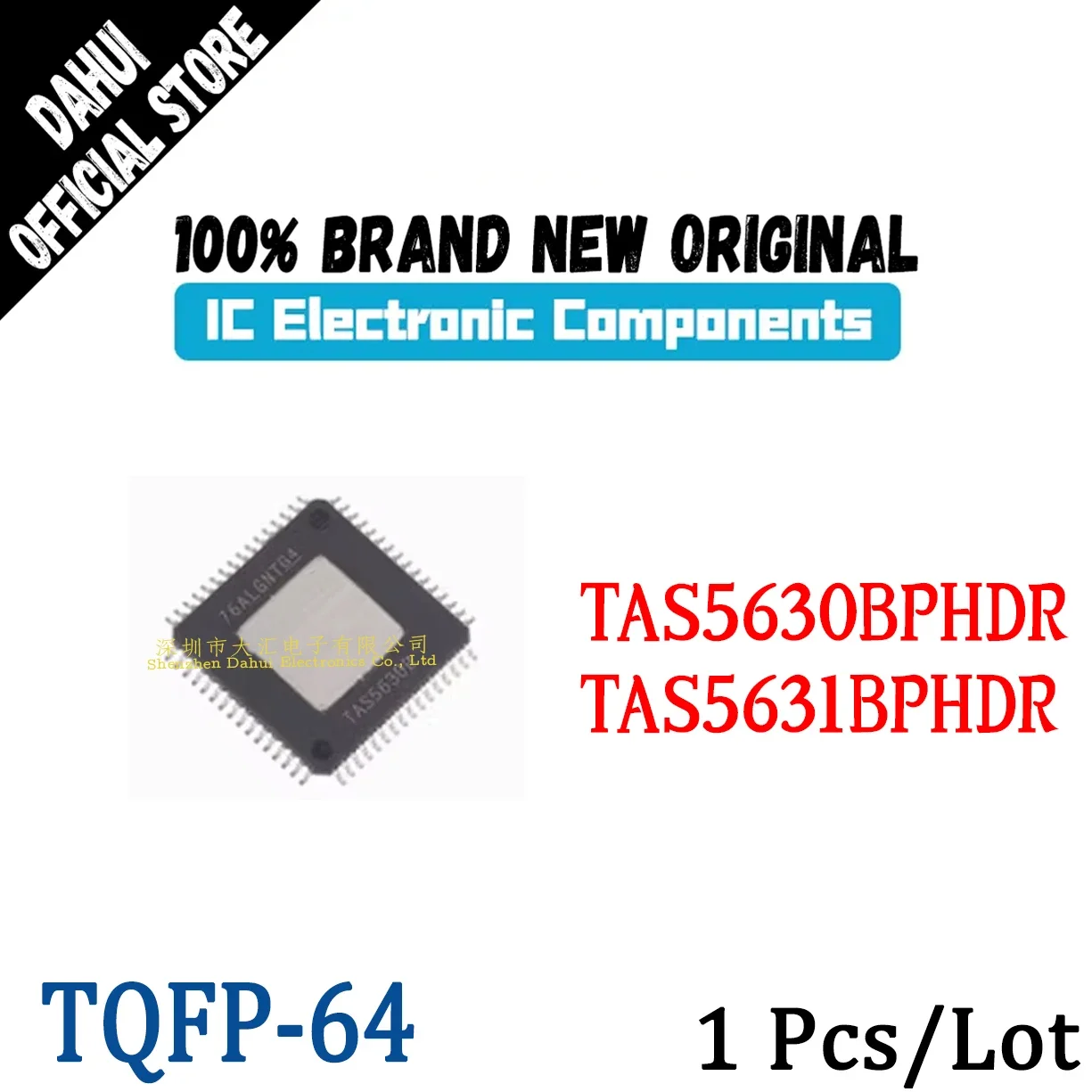 

TAS5630BPHDR TAS5630B TAS5631BPHDR TAS5631B TAS5630BPHD TAS5631BPHD TQFP-64 Audio power amplifier chip IC Brand New In Stock