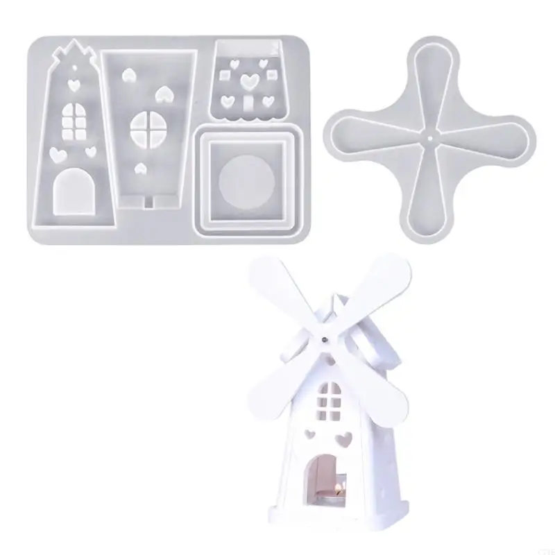Creative Holder Mold Holder Mold Rotating Windmill Handmade Supplies for Hand-Making Stand