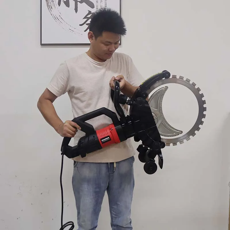 Brushless Electric Ring Saw 290mm Cutting Depth   Portable Concrete Cutting Machine