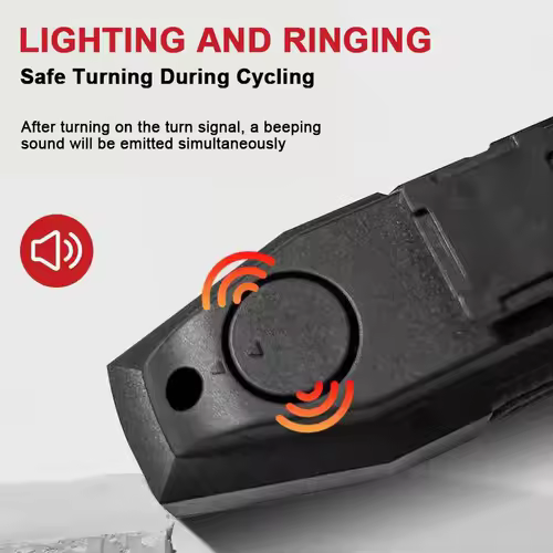 Turn Signal Bike Tail Lights Wireless Remote Control Bicycle Taillight Direction Indicator Rechargeable Road Cycling Rear Lamp - Image 3