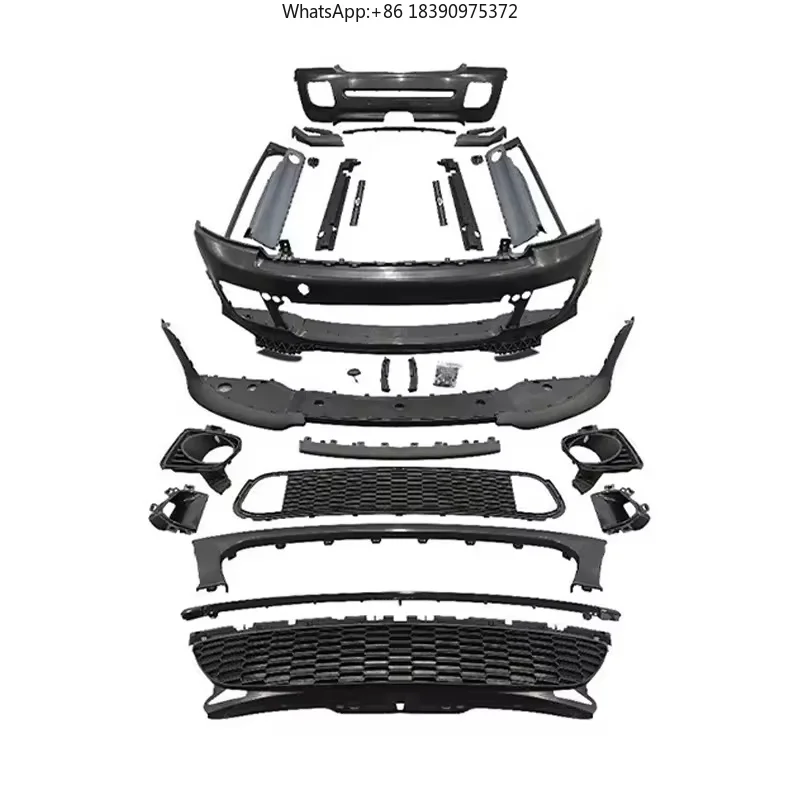 PP Body Kit for Mini Cooper S R56 Facelift to for  GP Car Bumper Grille Modification Parts