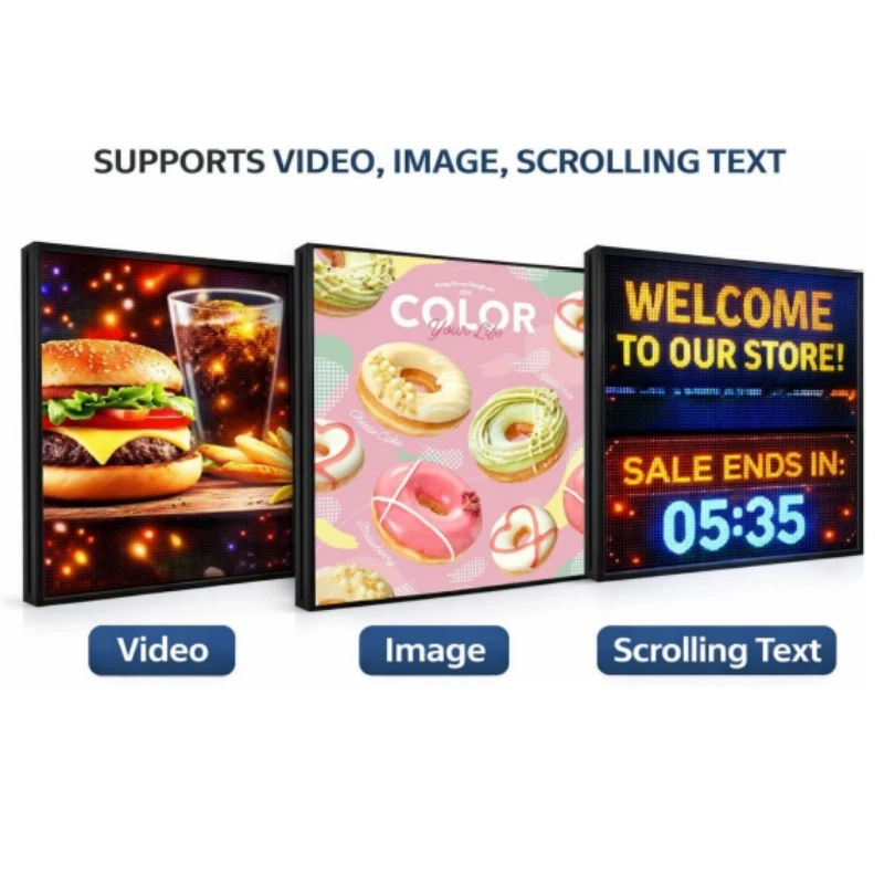 P4 Outdoor Full Color 40\'\' x 40\'\' Scrolling LED Display Digital Signage For HD images and Video led Sign With High Brightness