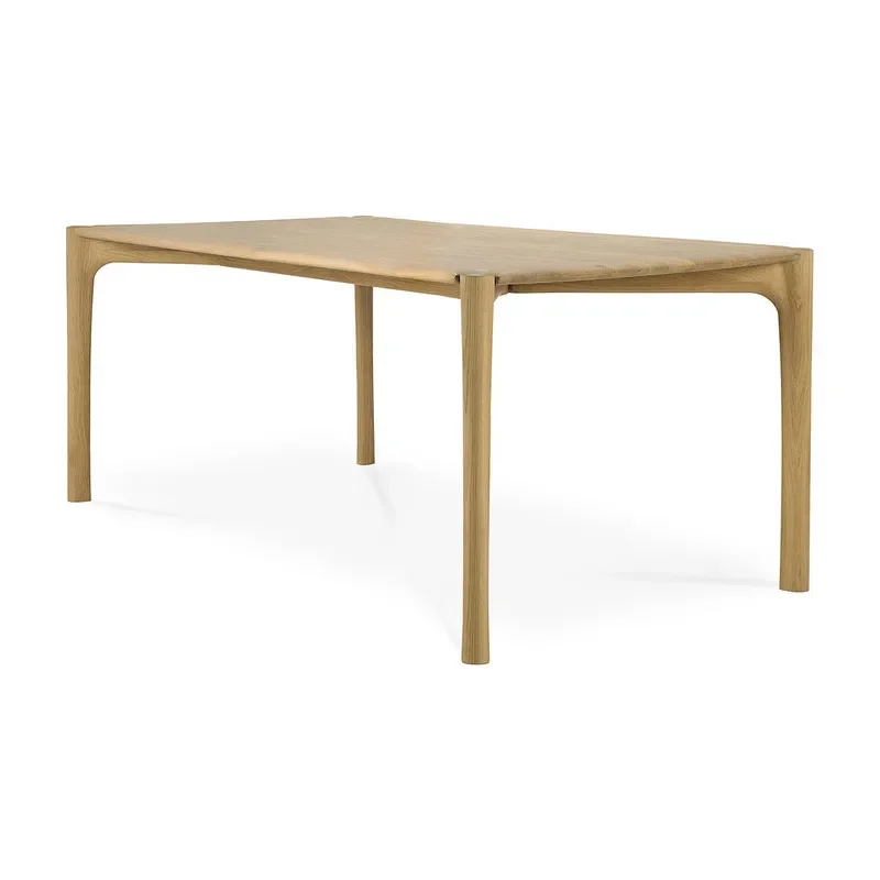 Solid wood dining table, rustic modern, home offices and kitchens use creative and unique dining tables
