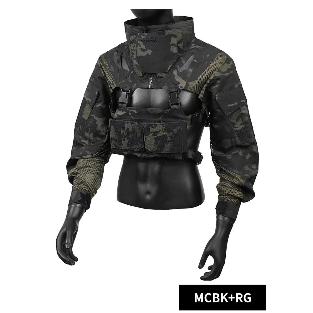 DMGear Original Tactical Combat Jacket Long Sleeve With Mag Pouch Camouflage Clothing Breathable Comfortable Hunting Camping - view 4