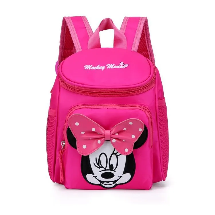 Cartoon School Backpack Minnie Backpacks Waterproof Lightweight Elementary Kids Schoolbag for Boys Girls