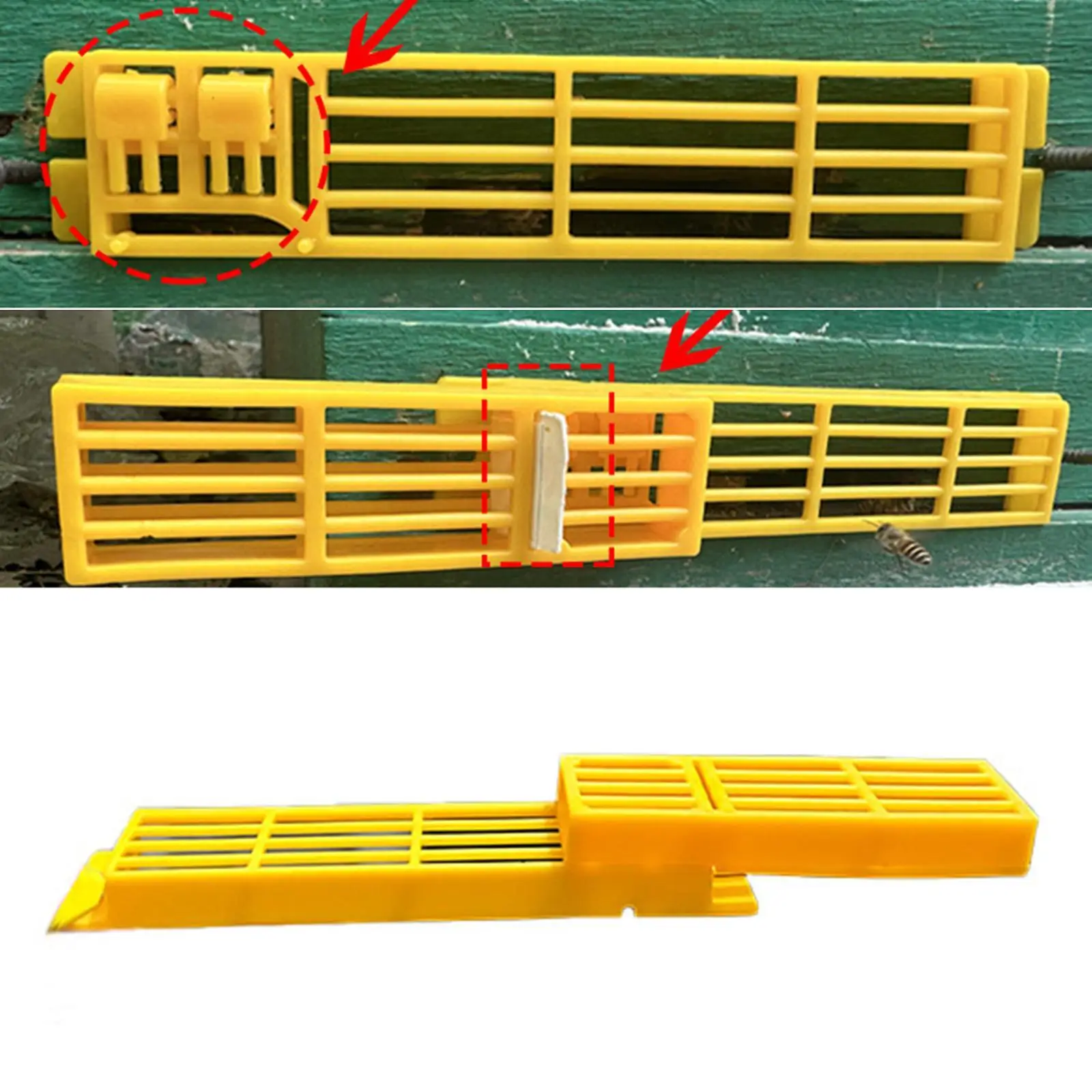Automatic Bee Separator Easy Installation Sturdy Portable Automatic Bee Swarm Controller for Yard Farm Garden Patio Entrance